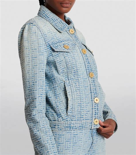 Monogram Jacquard Denim Jacket 